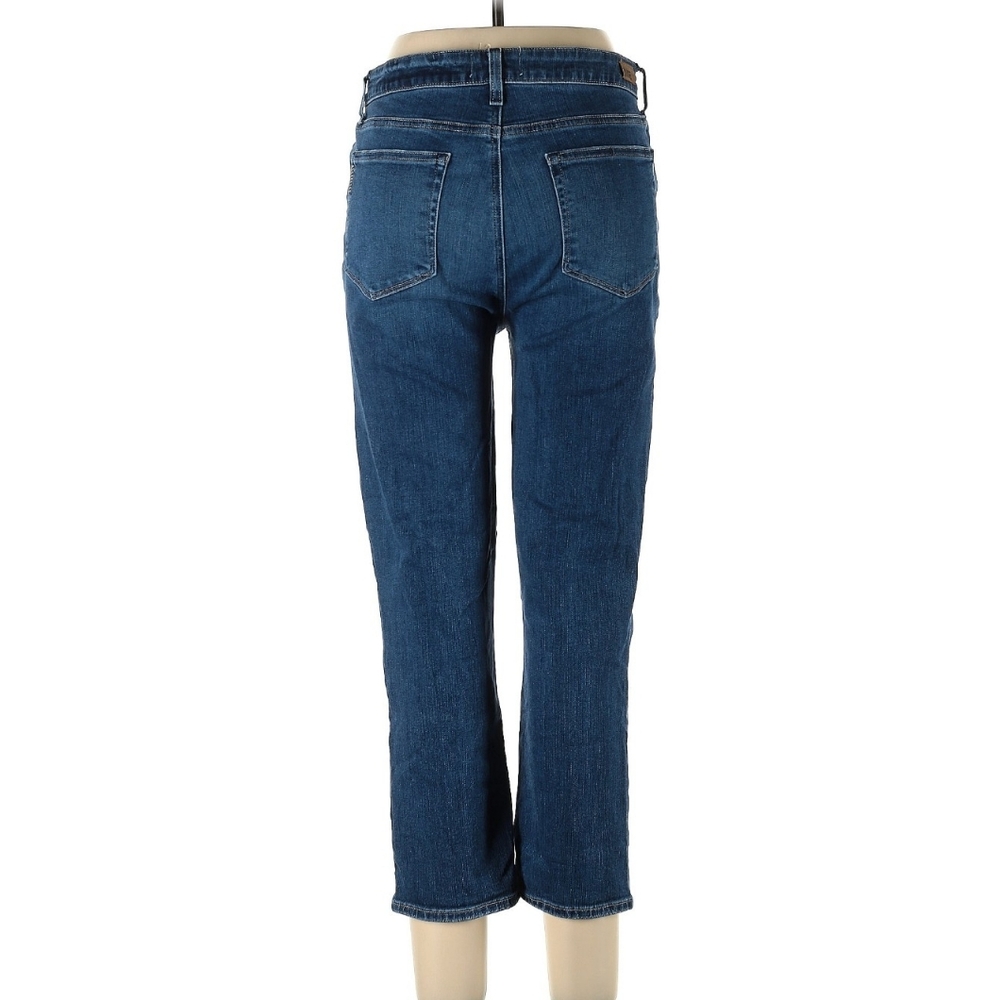 PAIGE DENIM | Hoxton Slim Crop Jeans inCroatia With Frayed Hem Size 31 - Picture 4 of 6